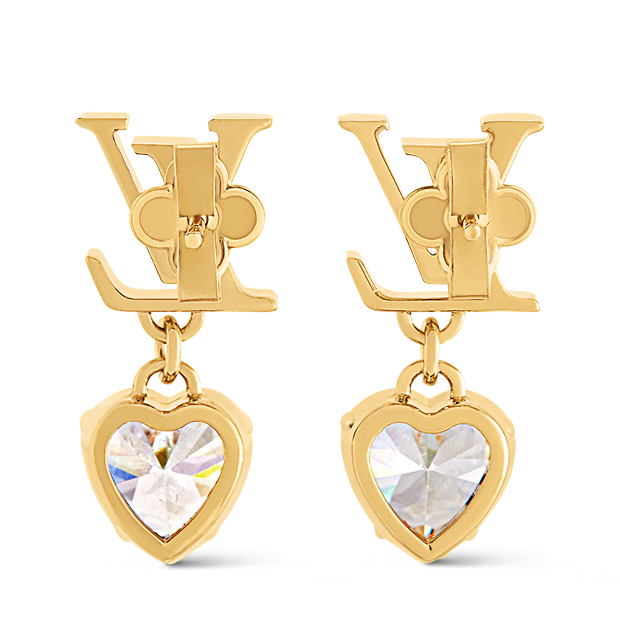 LV Iconic Heart Earrings . - Luxury Fashion Jewellery - M02385